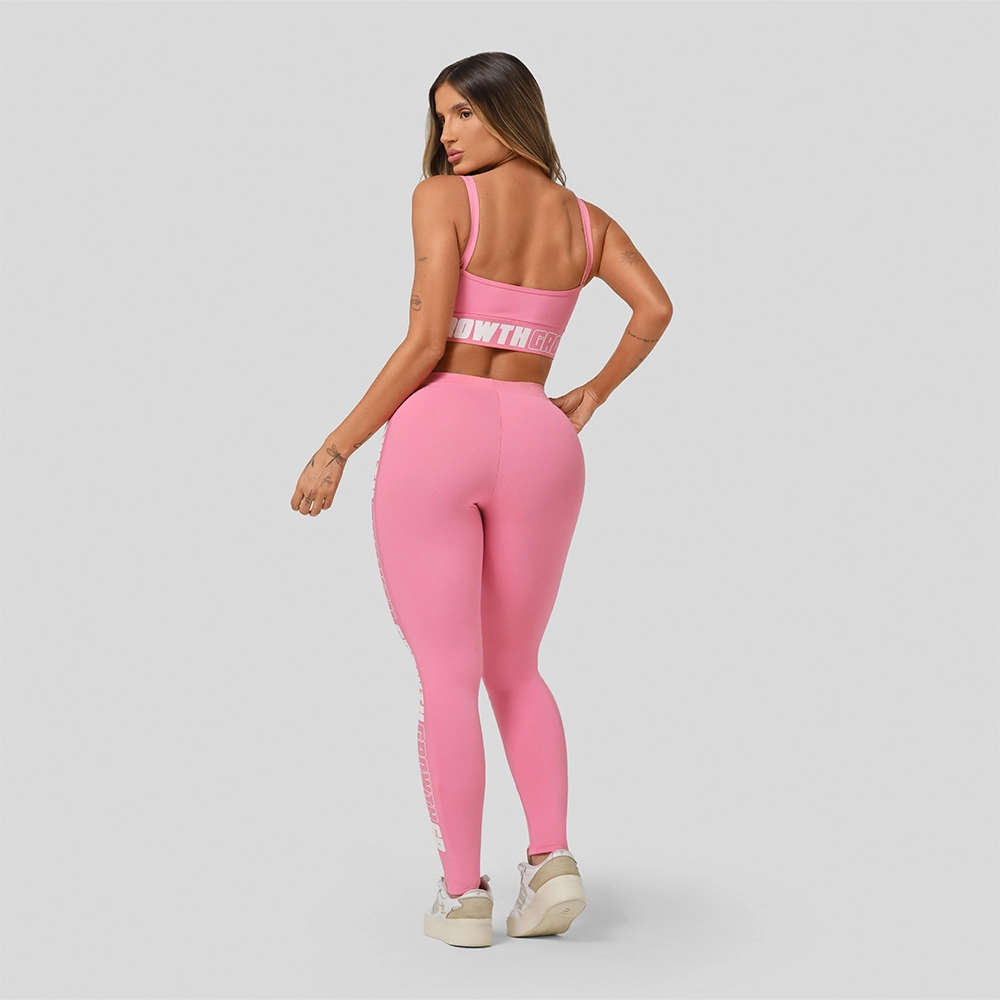 LEGGING ROSA CLARO AD RECORTE LOGO GROWTH - GROWTH SUPPLEMENTS