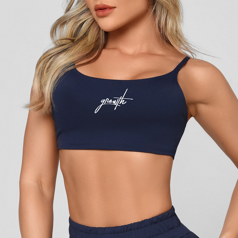 Top Azul Marinho Growth Manuscrito