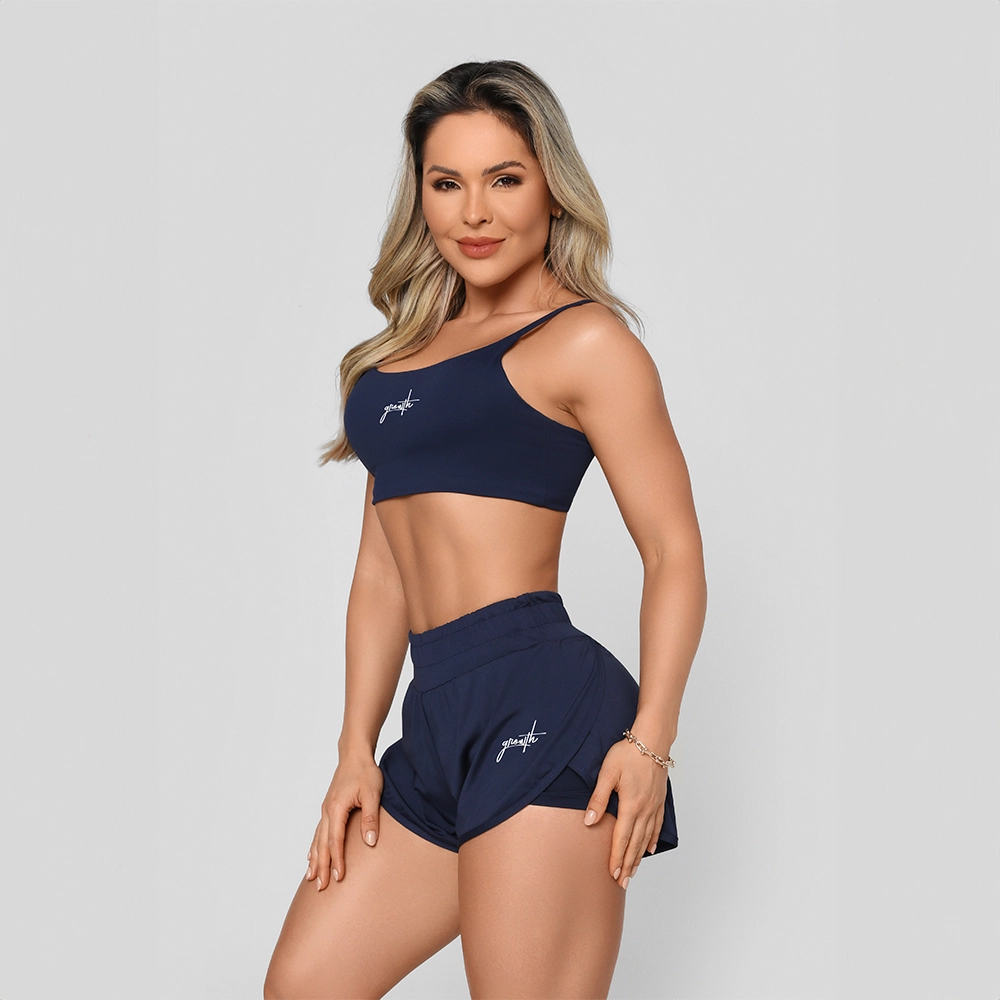 Top Azul Marinho Growth Manuscrito