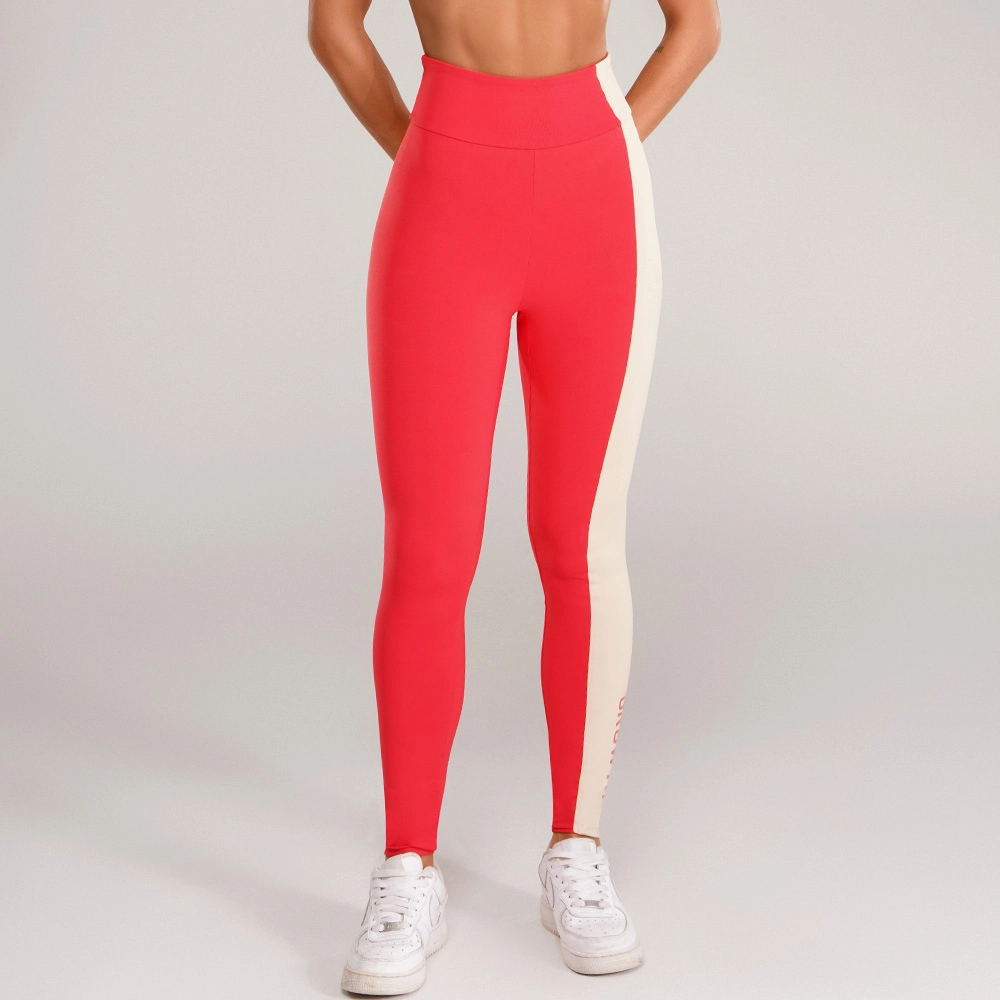 Legging Bicolor Growth Vermelho