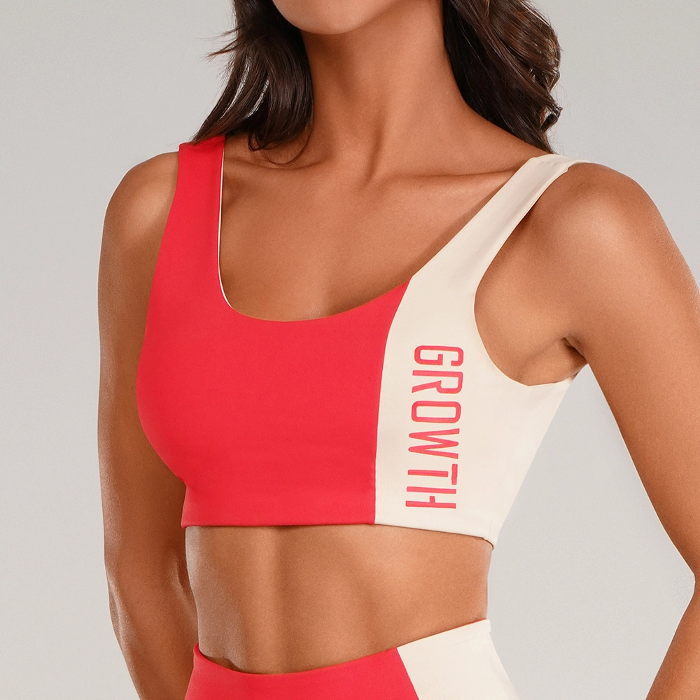 Top Bicolor Growth Vermelho