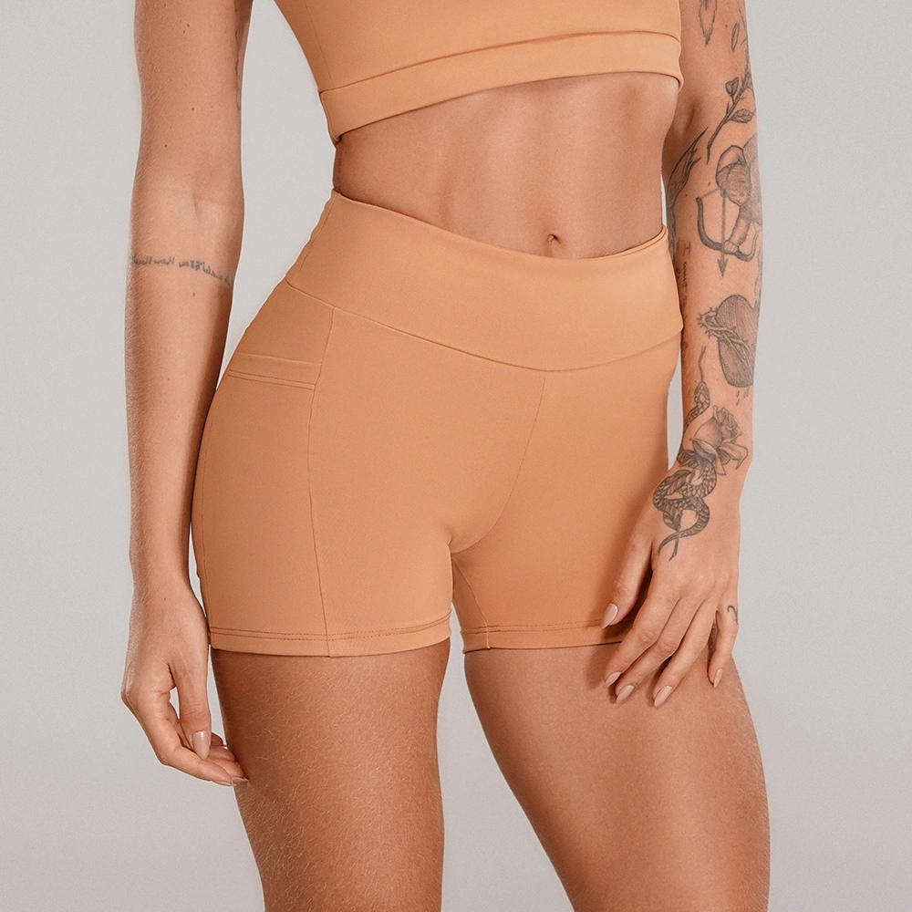 SHORT GROWTH BEAUT MARROM FRAPÊ -  GROWTH SUPPLEMENTS