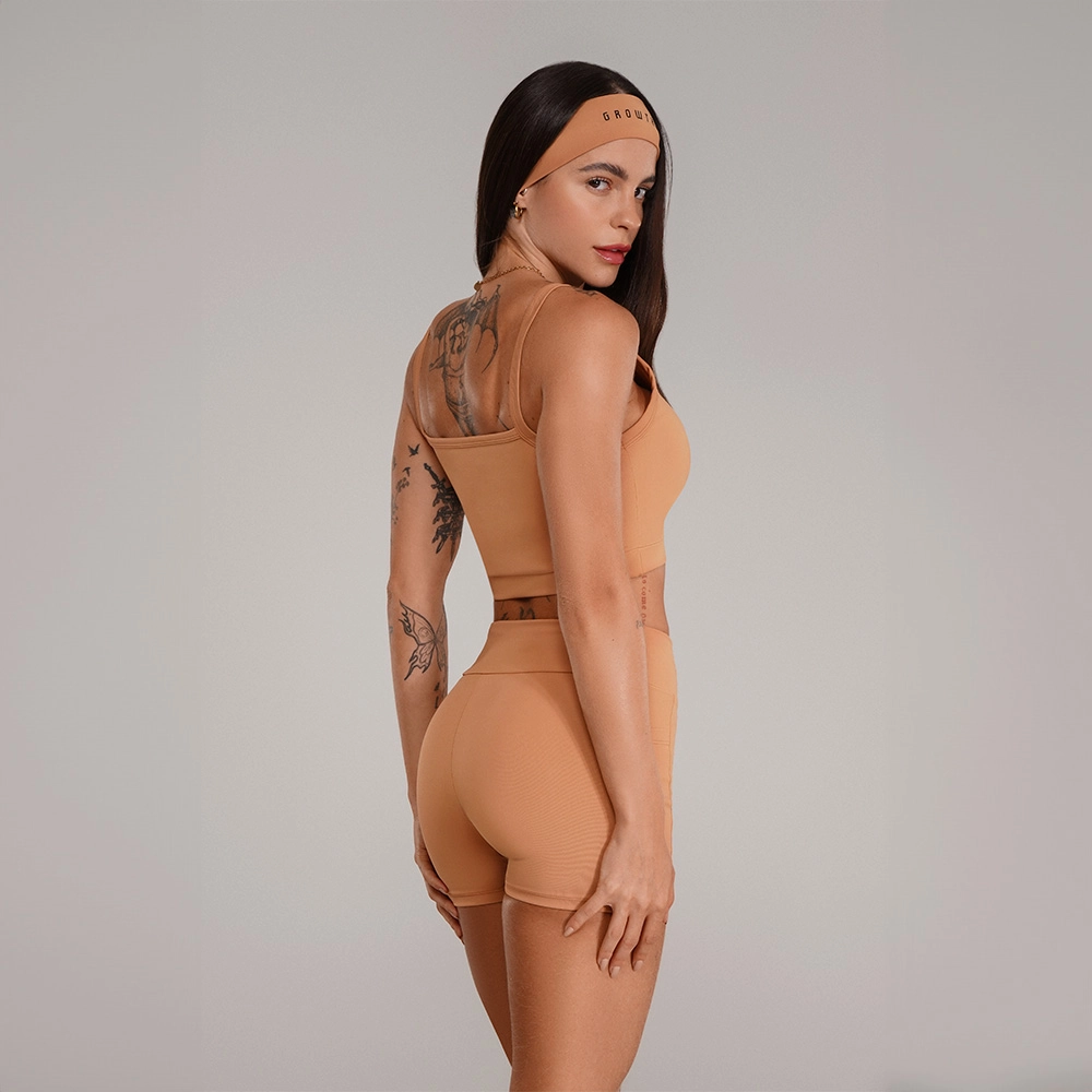 SHORT GROWTH BEAUT MARROM FRAPÊ -  GROWTH SUPPLEMENTS