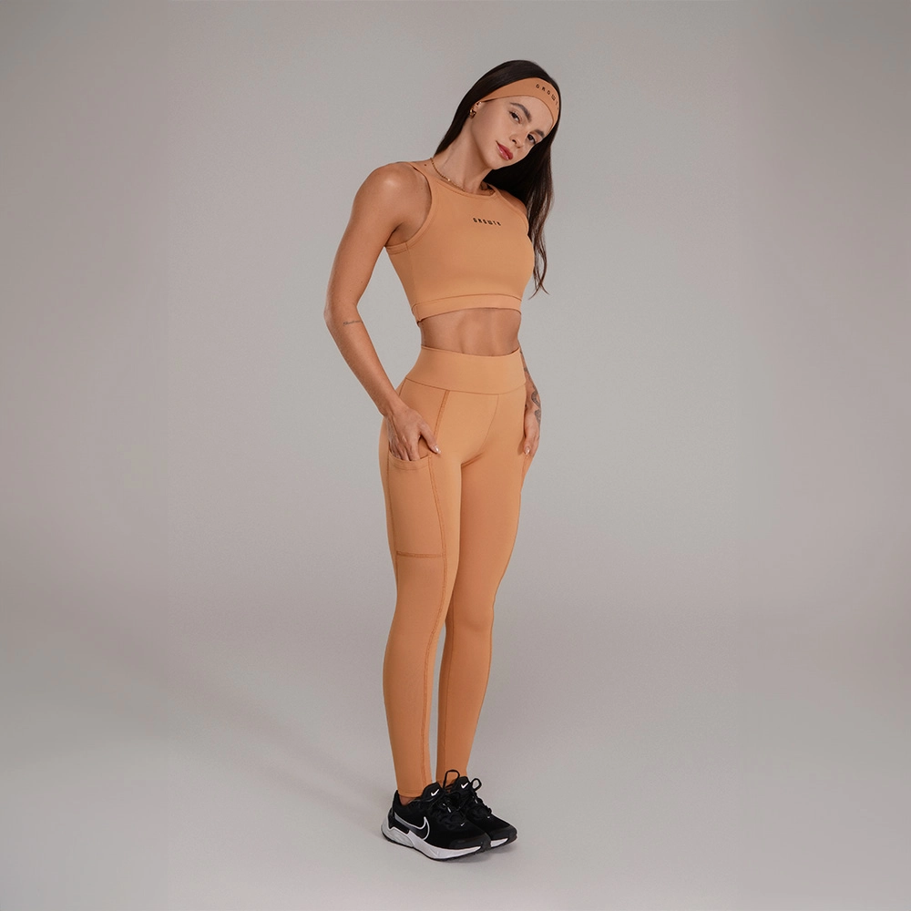 LEGGING GROWTH BEAUT MARROM FRAPÊ -  GROWTH SUPPLEMENTS