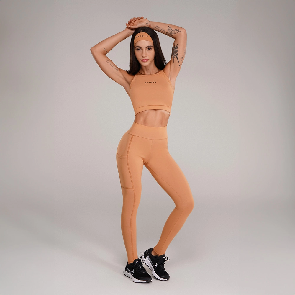 LEGGING GROWTH BEAUT MARROM FRAPÊ -  GROWTH SUPPLEMENTS