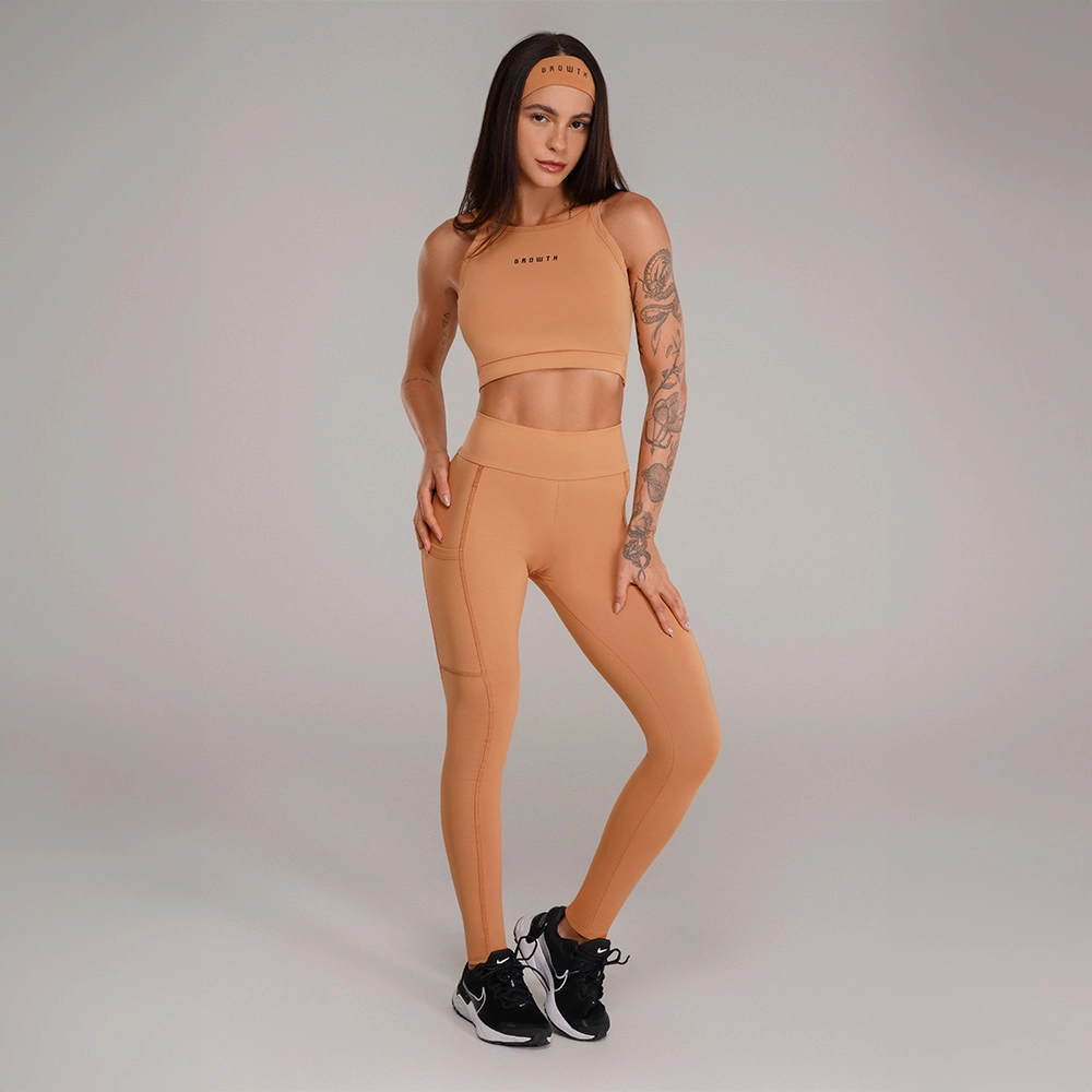 LEGGING GROWTH BEAUT MARROM FRAPÊ -  GROWTH SUPPLEMENTS