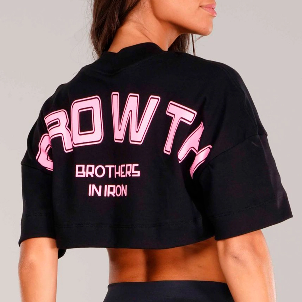 CROPPED GROWTH OVERSIZED PRETO COM ROSA - GROWTH SUPPLEMENTS