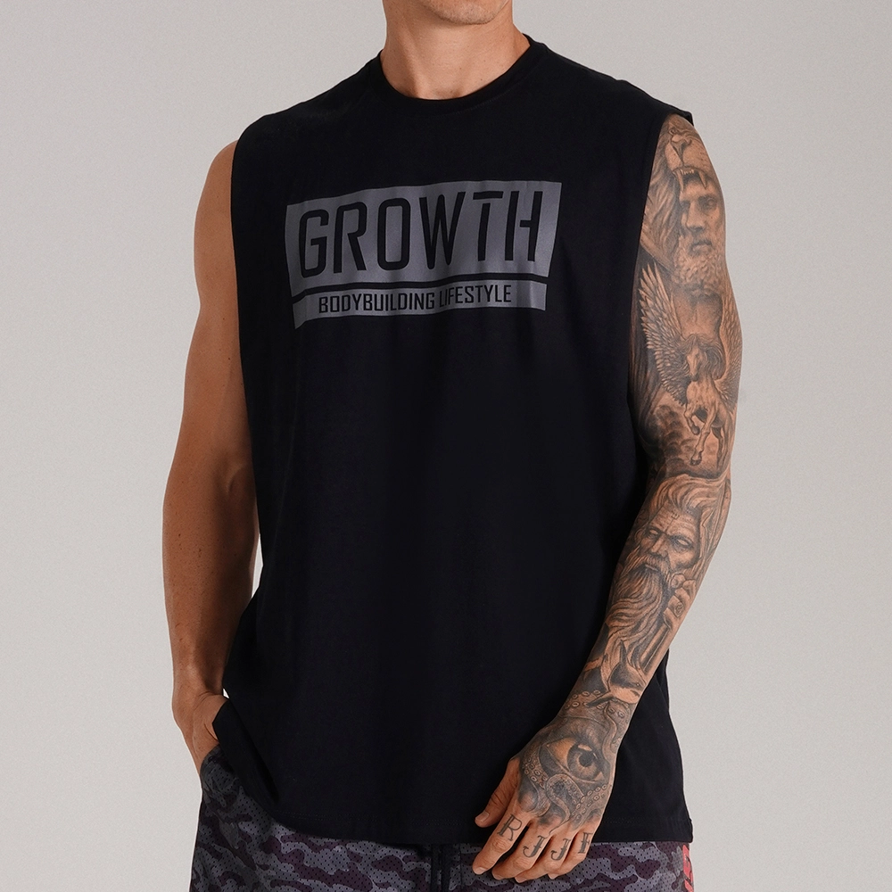 REGATA PRETA MACHÃO GROWTH TRAINING DEPT. PRETO - GROWTH SUPPLEMENTS