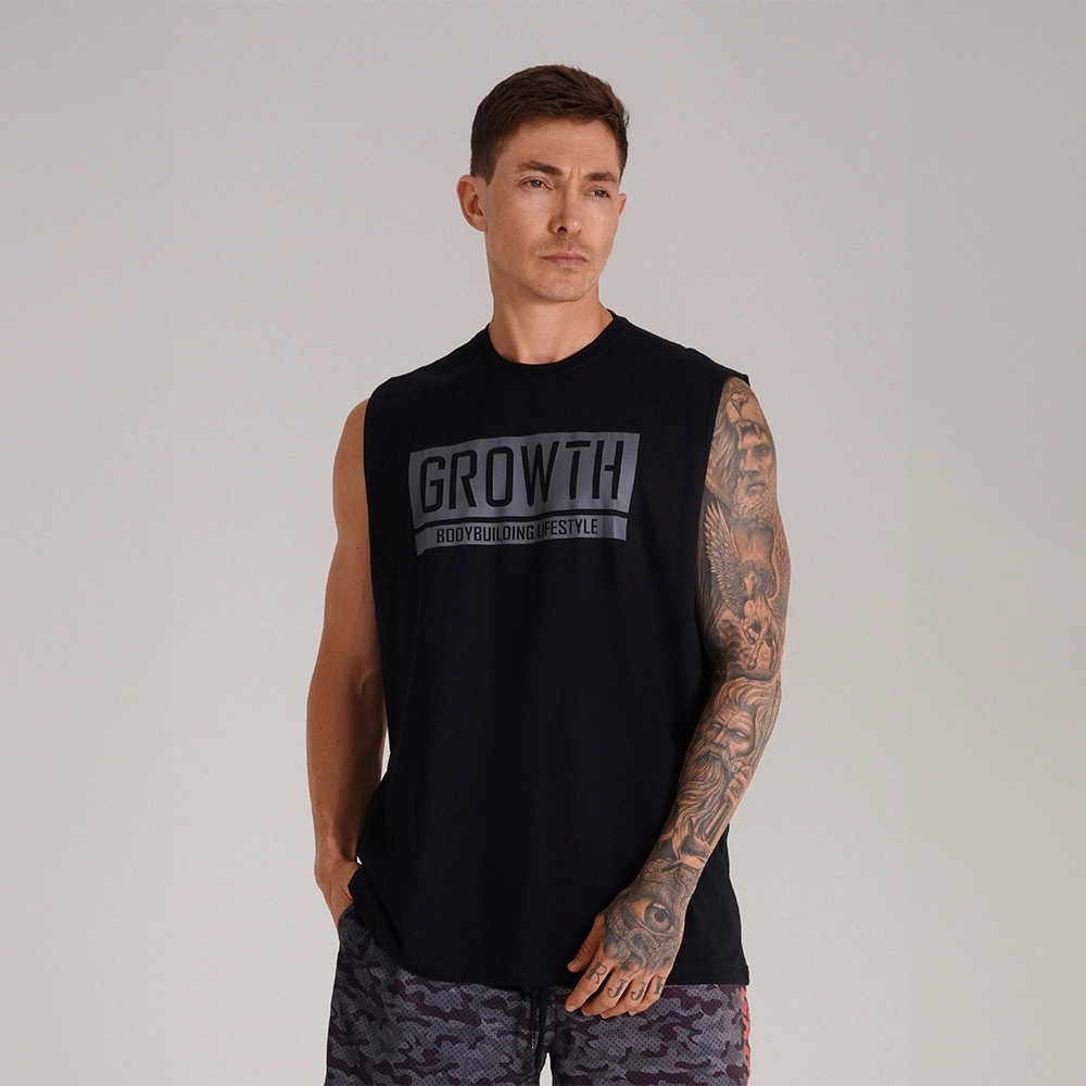 REGATA PRETA MACHÃO GROWTH TRAINING DEPT. PRETO - GROWTH SUPPLEMENTS
