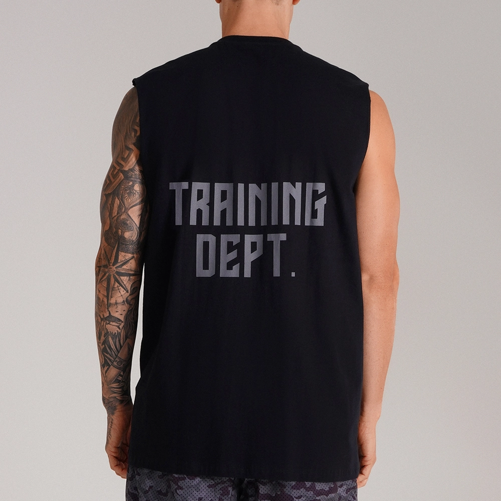 REGATA PRETA MACHÃO GROWTH TRAINING DEPT. PRETO - GROWTH SUPPLEMENTS