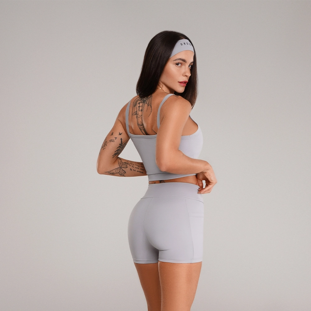 SHORT GROWTH BEAUT CINZA GLITTER -  GROWTH SUPPLEMENTS