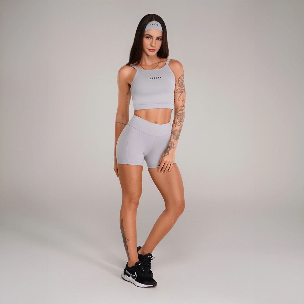 SHORT GROWTH BEAUT CINZA GLITTER -  GROWTH SUPPLEMENTS