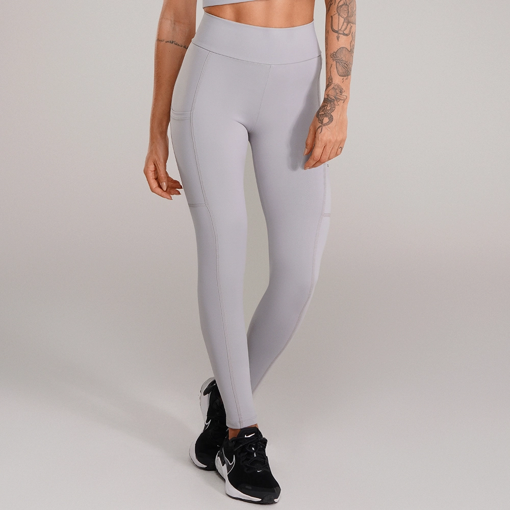 LEGGING GROWTH BEAUT CINZA GLITTER -  GROWTH SUPPLEMENTS