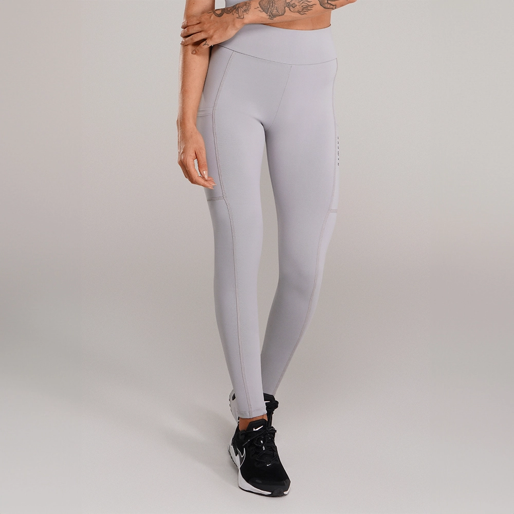 LEGGING GROWTH BEAUT CINZA GLITTER -  GROWTH SUPPLEMENTS