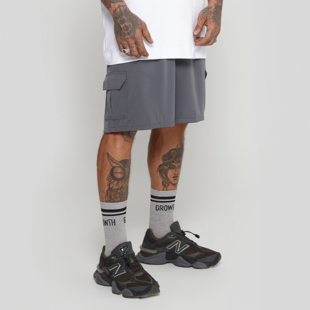 Bermuda Growth Cargo Cinza Chumbo