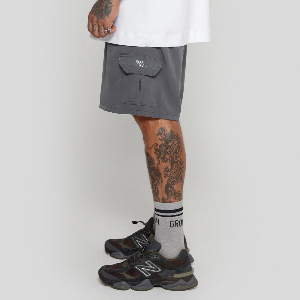 Bermuda Growth Cargo Cinza Chumbo