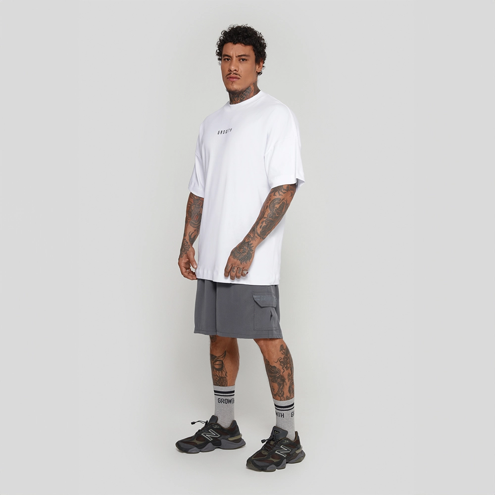 Bermuda Growth Cargo Cinza Chumbo