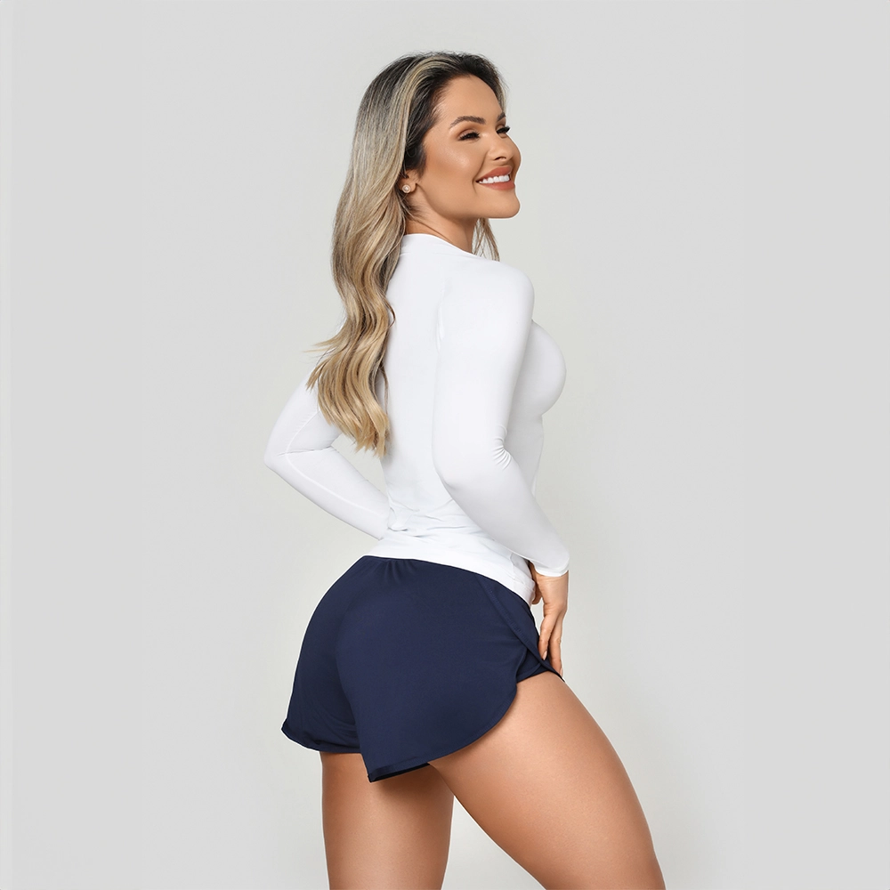 CAMISETA BRANCA MANGA LONGA TÉRMICA SEGUNDA PELE GROWTH UNDER - GROWTH SUPPLEMENTS