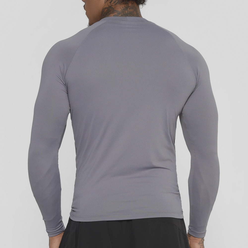 CAMISETA TÉRMICA MANGA LONGA GROWTH UNDER CINZA - GROWTH SUPPLEMENTS
