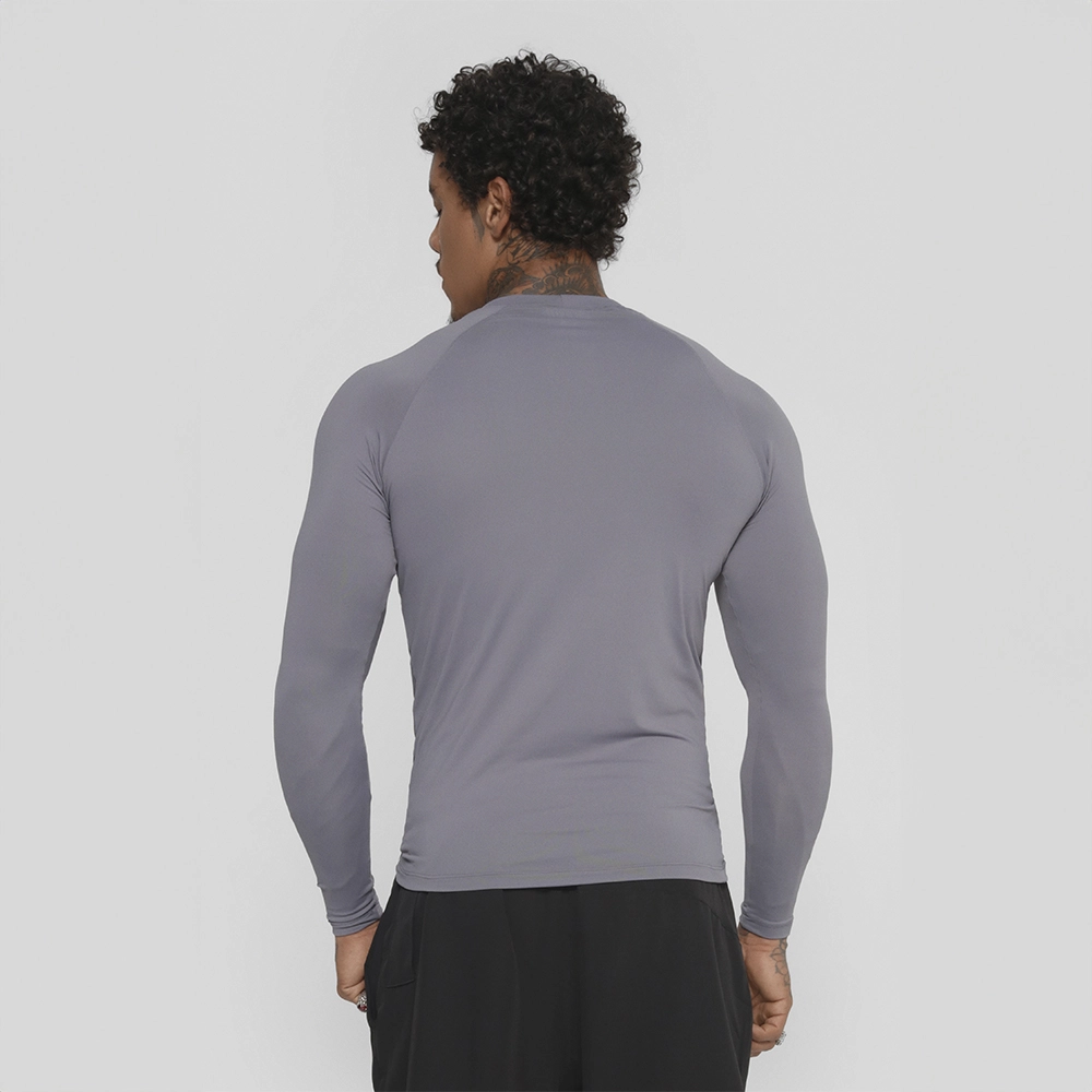 CAMISETA TÉRMICA MANGA LONGA GROWTH UNDER CINZA - GROWTH SUPPLEMENTS