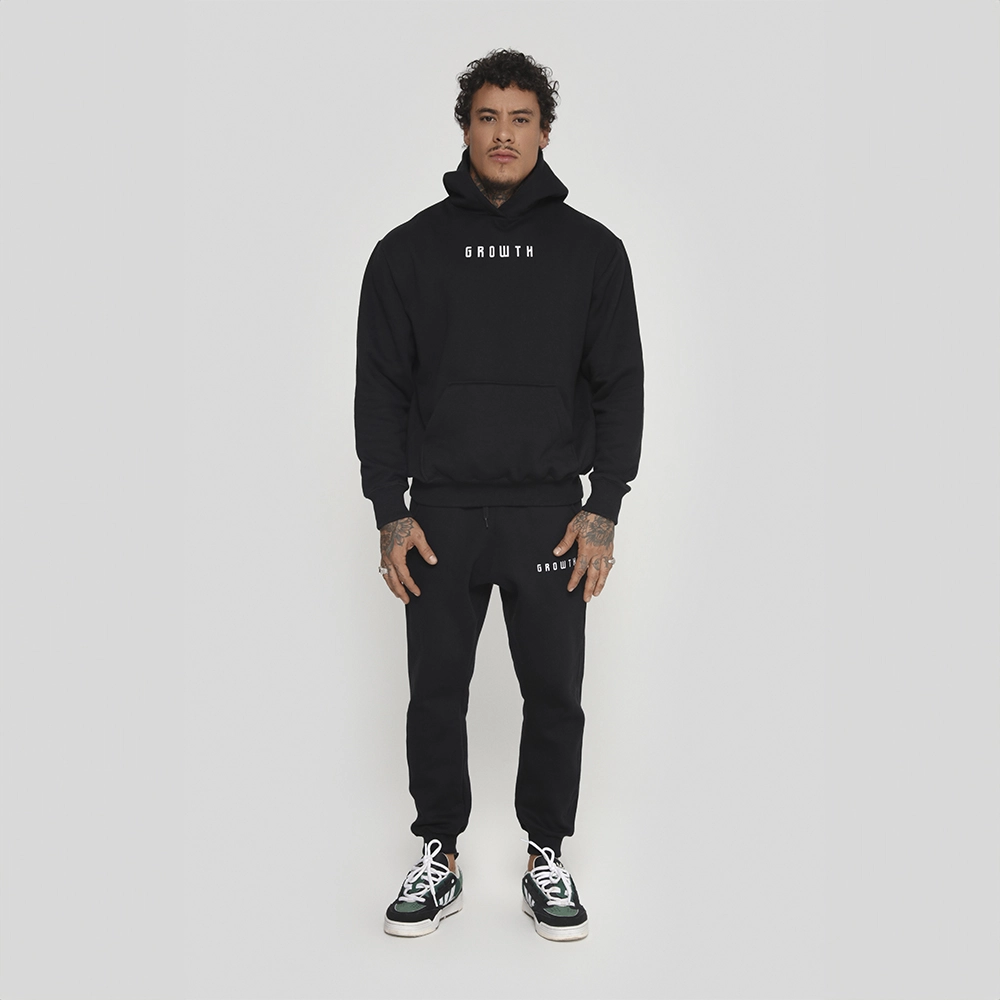 CALÇA MOLETOM GROWTH UNDER PRETO - GROWTH SUPPLEMENTS
