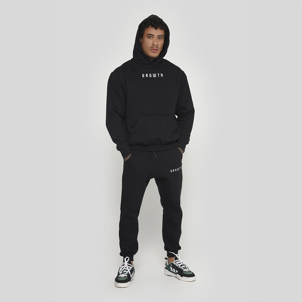 CALÇA MOLETOM GROWTH UNDER PRETO - GROWTH SUPPLEMENTS