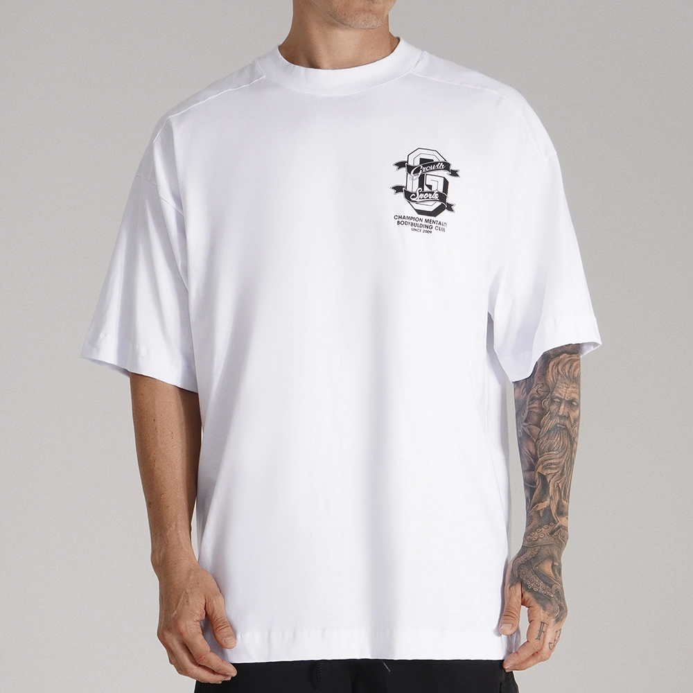 Camiseta Growth Oversized Mentality Branca
