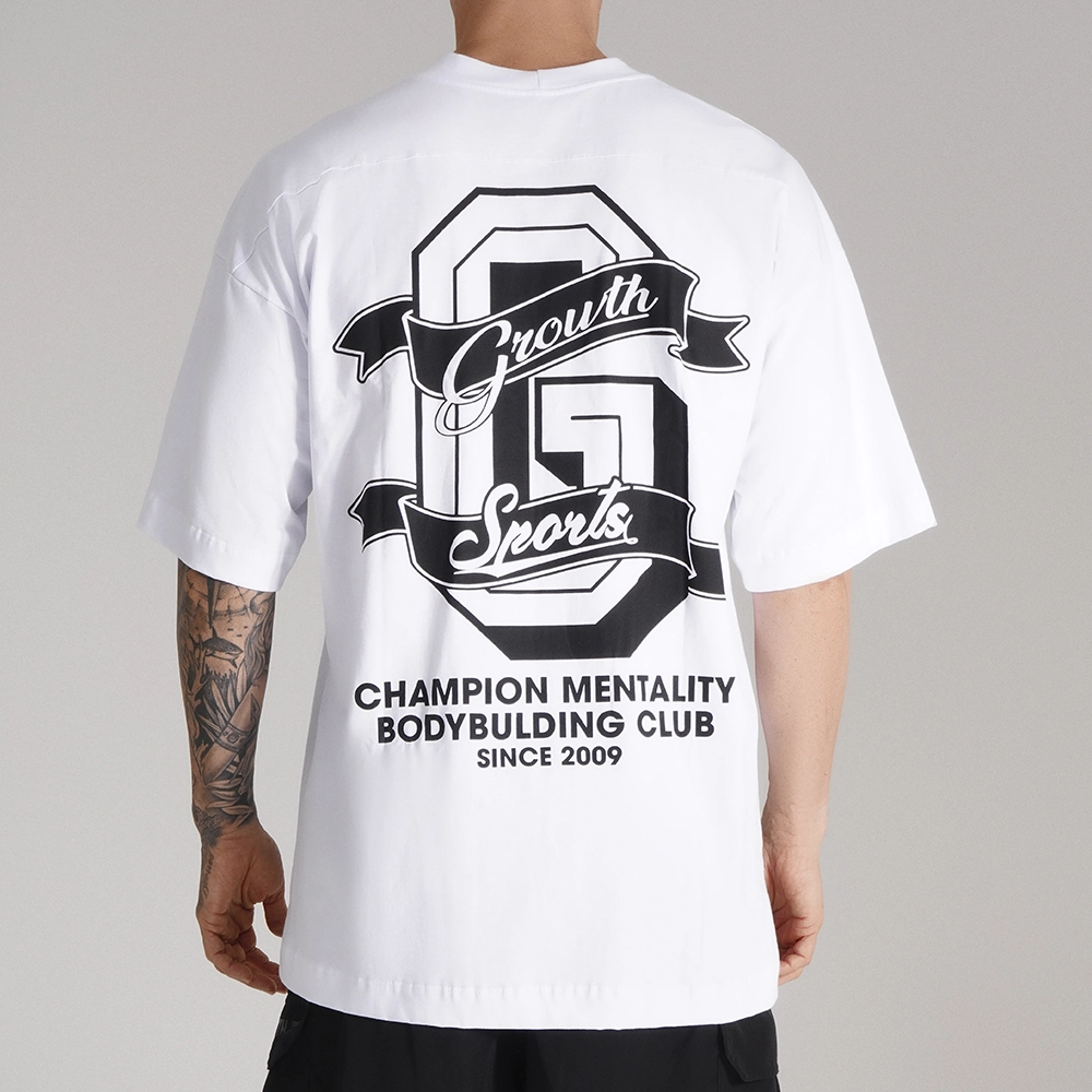 Camiseta Growth Oversized Mentality Branca