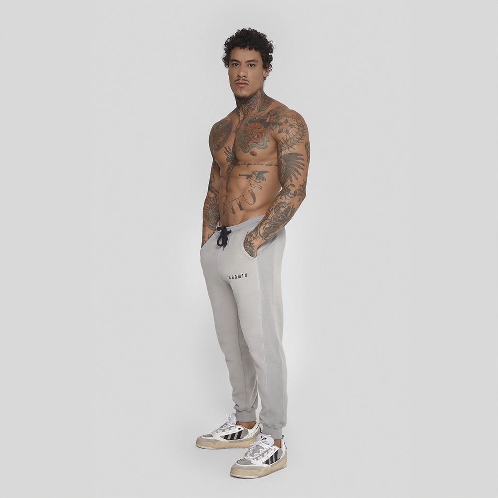 CALÇA MOLETOM GROWTH UNDER CINZA - GROWTH SUPPLEMENTS
