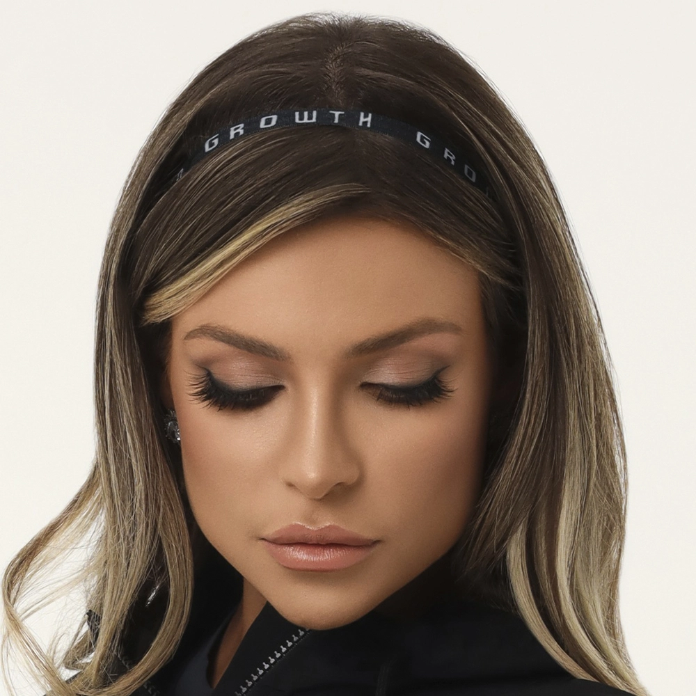 Faixa De Cabelo Slim Growth Preto