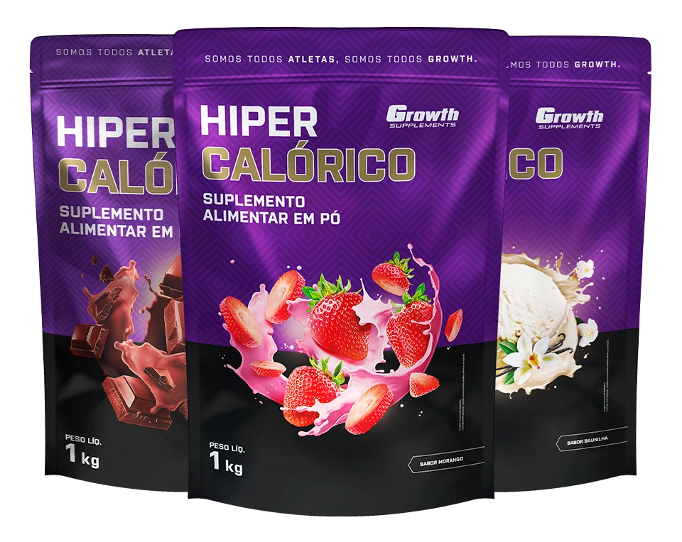 O que é hipercalórico? Growth Supplements