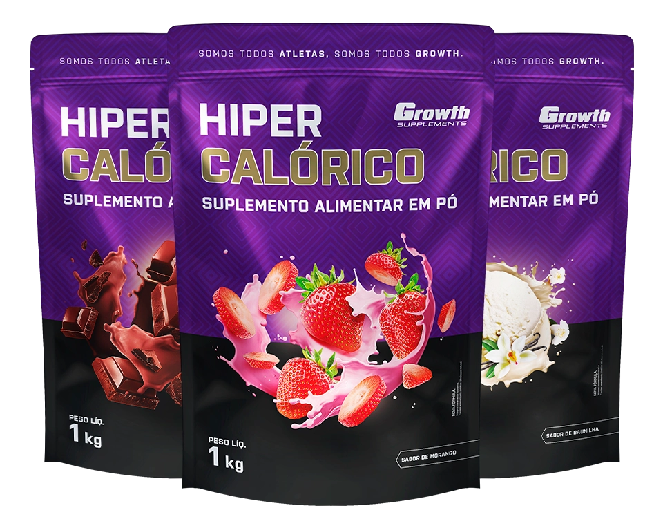 O que é hipercalórico? Growth Supplements