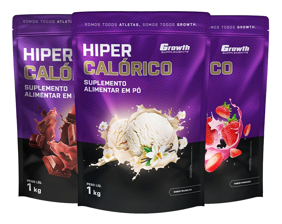 O que é hipercalórico? Growth Supplements