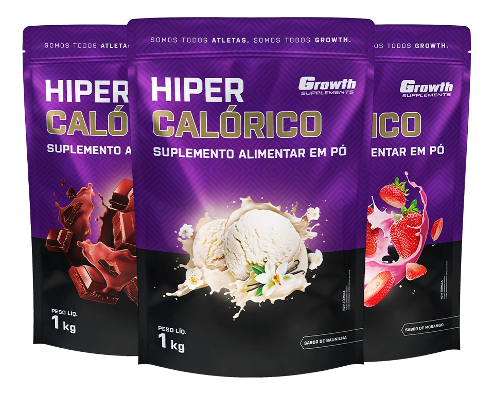 O que é hipercalórico? Growth Supplements