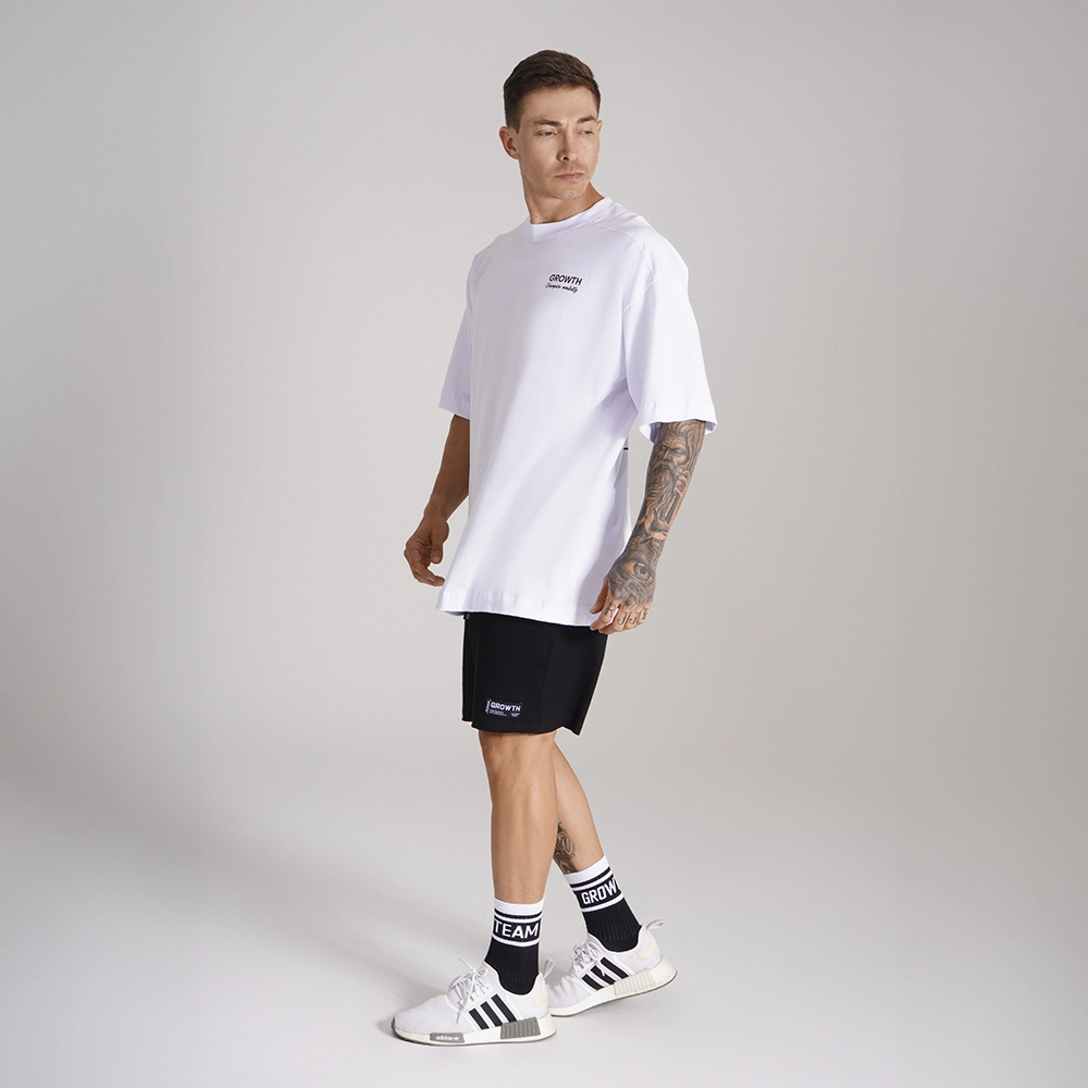 Camiseta Growth Oversized Born Branca