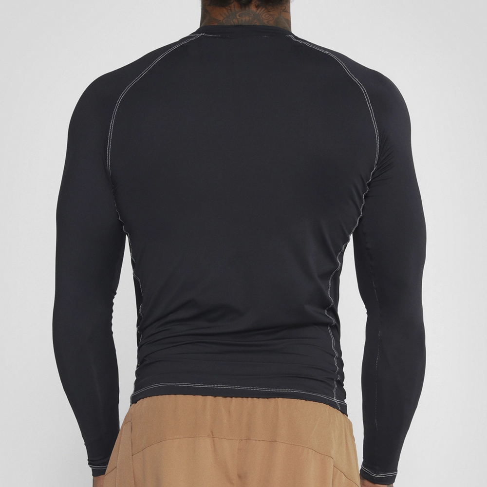 CAMISETA TÉRMICA MANGA LONGA GROWTH NEC PRETA - GROWTH SUPPLEMENTS