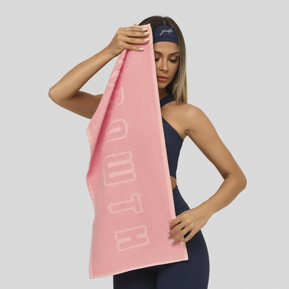 TOALHA TREINO GROWTH ROSA - GROWTH SUPPLEMENTS