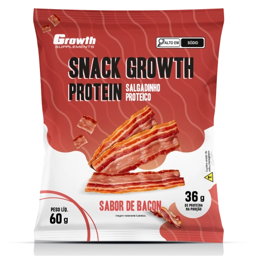 Snack Growth Protein sabor bacon