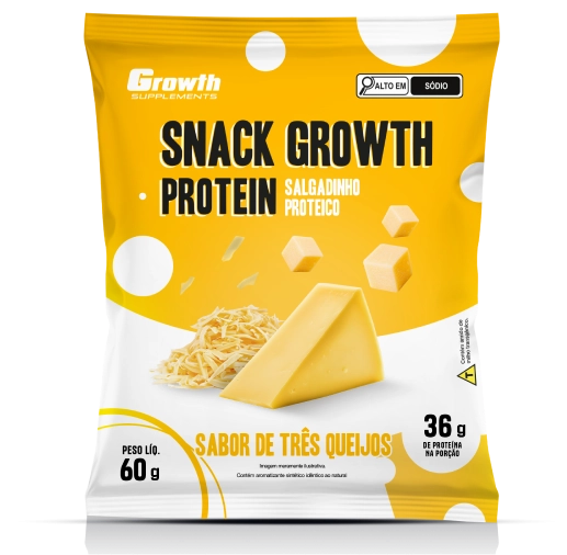 Snack Growth Protein sabor queijo