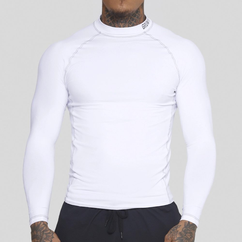 CAMISETA TÉRMICA MANGA LONGA GROWTH NEC BRANCA - GROWTH SUPPLEMENTS