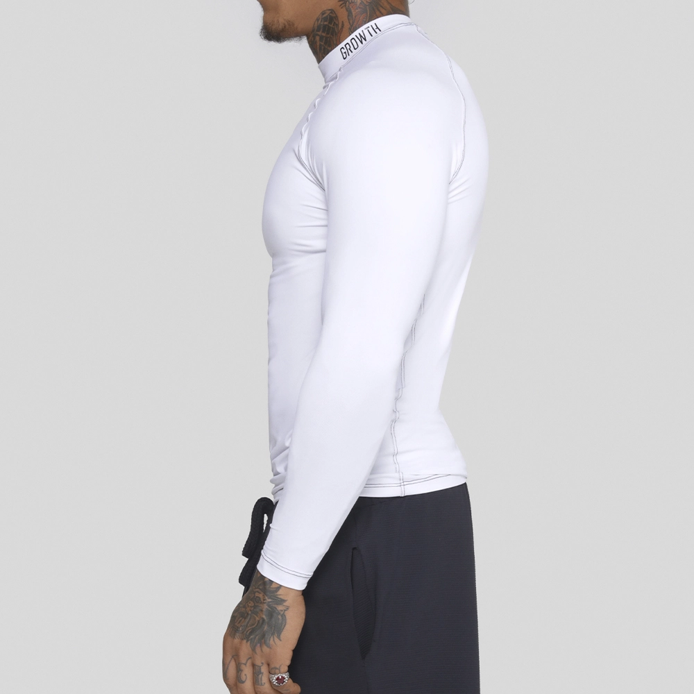 CAMISETA TÉRMICA MANGA LONGA GROWTH NEC BRANCA - GROWTH SUPPLEMENTS