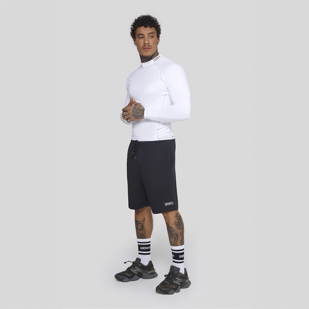 CAMISETA TÉRMICA MANGA LONGA GROWTH NEC BRANCA - GROWTH SUPPLEMENTS