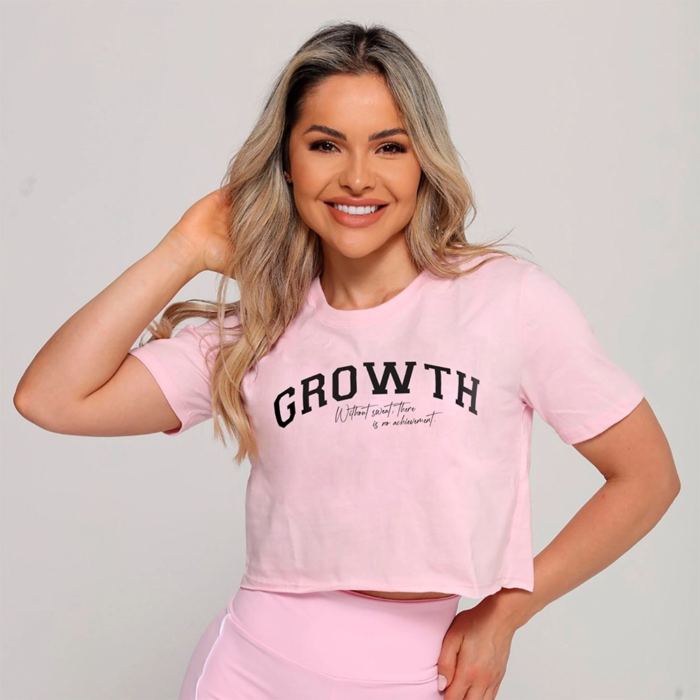 Cropped Growth Achievement Rosa Bebe