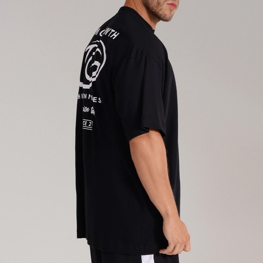 CAMISETA GROWTH OVERSIZED CHAMPION PRETA - GROWTH SUPPLEMENTS