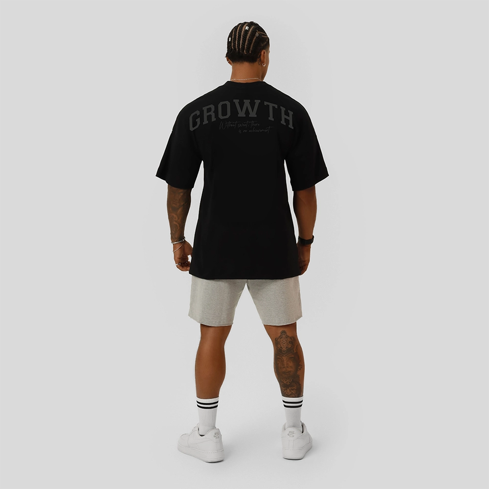 Camiseta Growth Oversized Achievement All Black