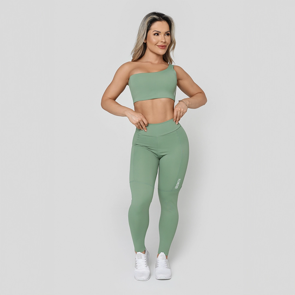 Legging Growth Shou Verde Malva