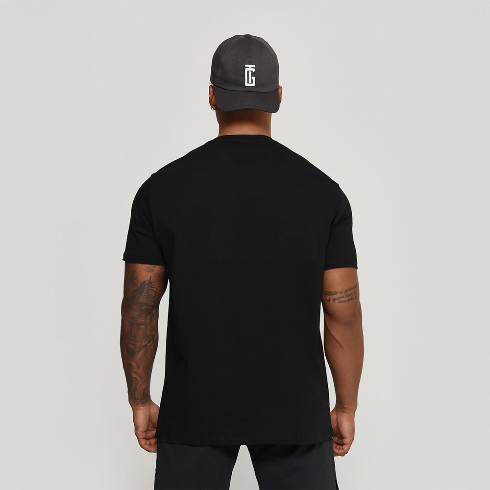 Camiseta Tecno Growth Manuscrito Preto