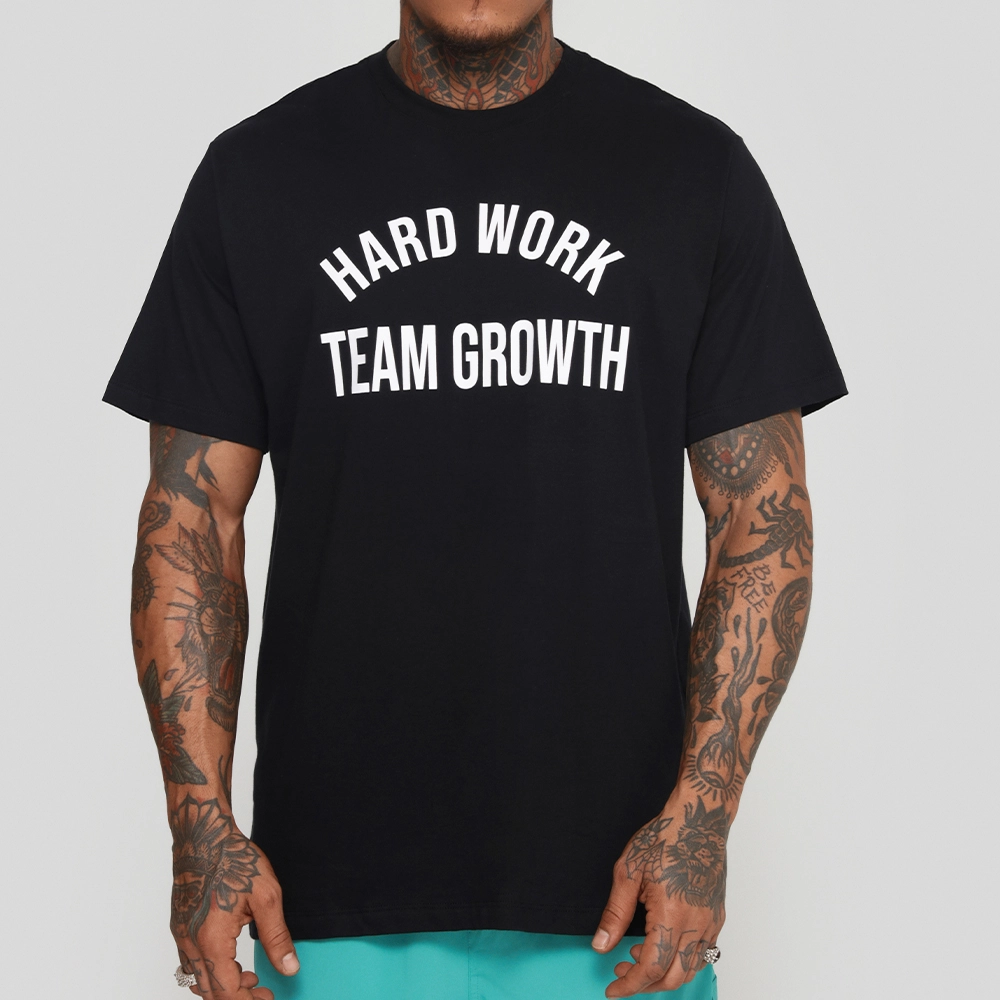 Camiseta Growth Eat Sleep Preta
