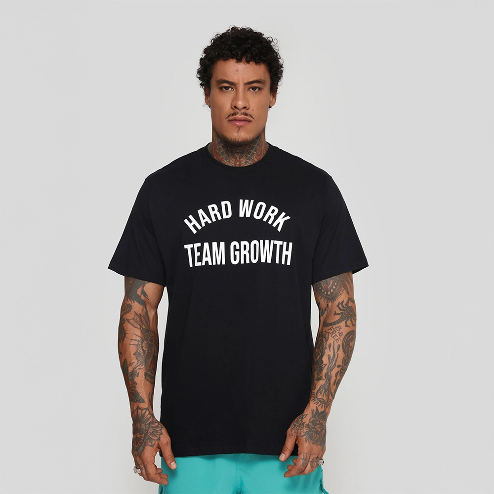 Camiseta Growth Eat Sleep Preta