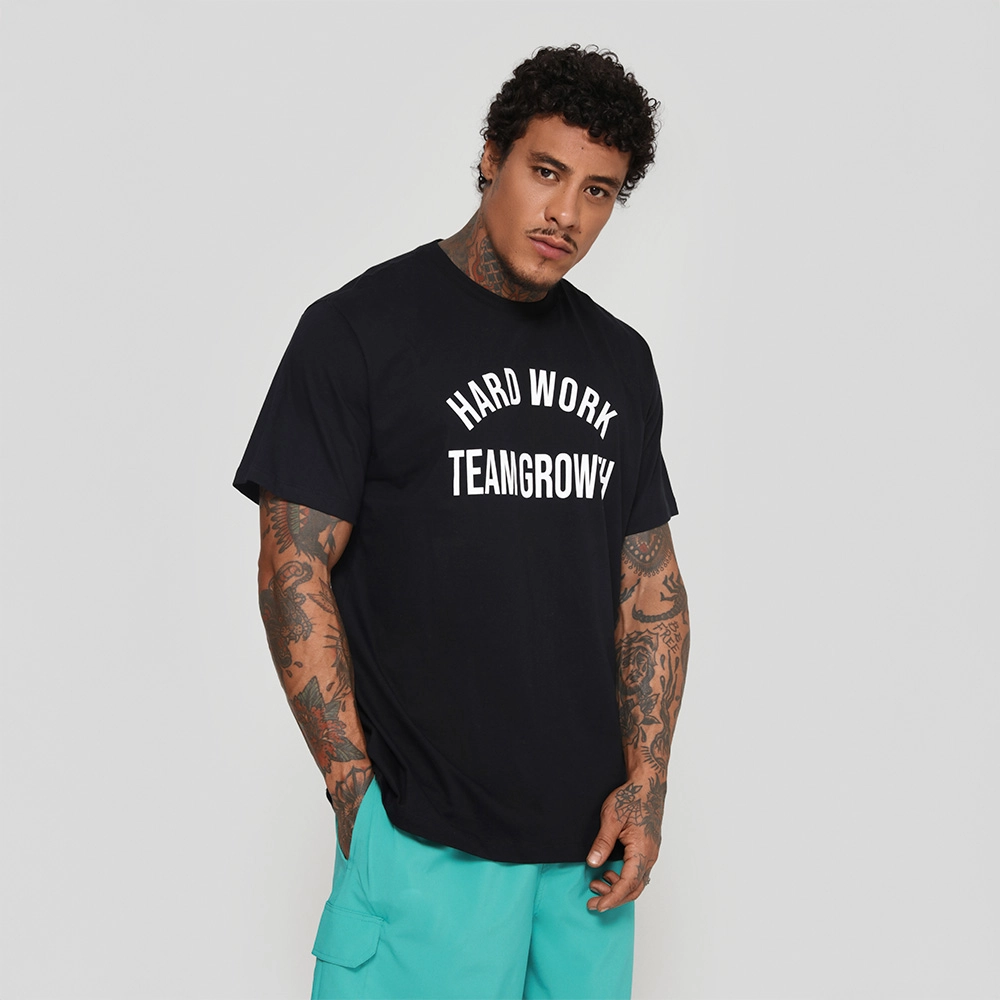 Camiseta Growth Eat Sleep Preta